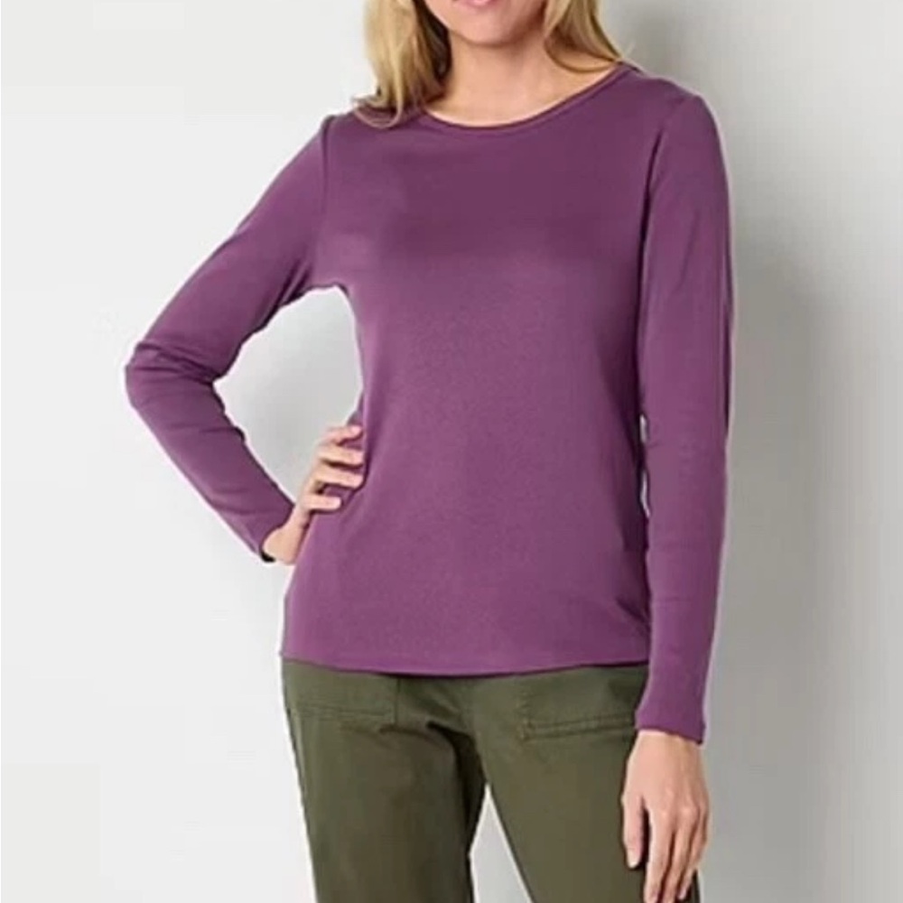 Purple Long Sleeve Women's Top